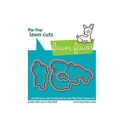 Lawn Fawn Lawn Cuts - Mermaid For You Flip-Flop